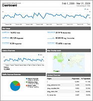 Google Analytics Web Traffic Overview